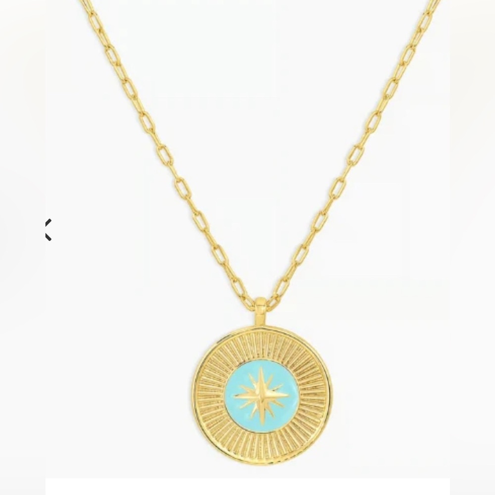 NWT Gorjana compass necklace